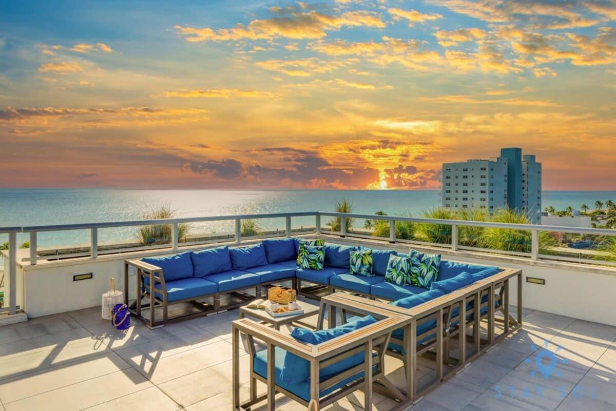 Rooftop Pool & Hot Tub - Gym - Hollywood Beach Ngoại thất bức ảnh