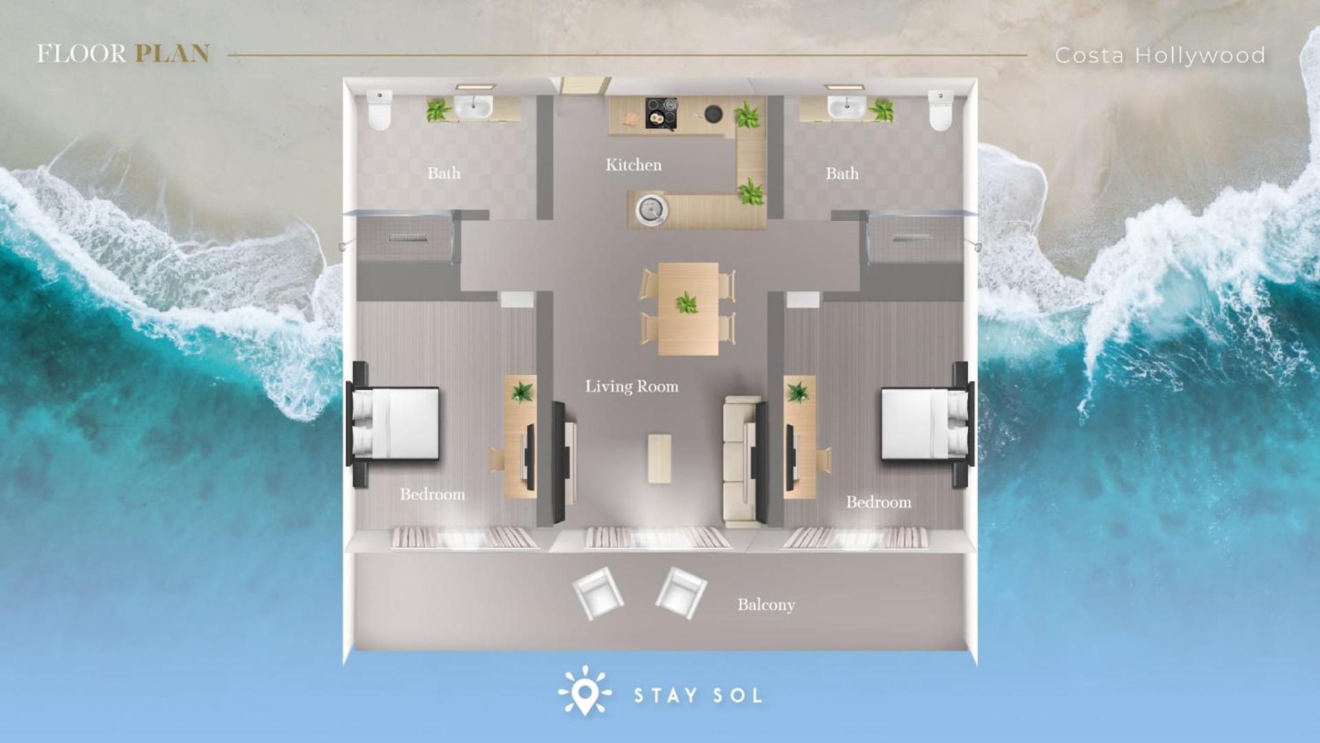 Rooftop Pool & Hot Tub - Gym - Hollywood Beach Ngoại thất bức ảnh